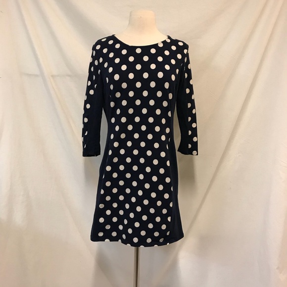 Divided Dresses & Skirts - Divided Navy Blue & White Polka Dot Bodycon Dress